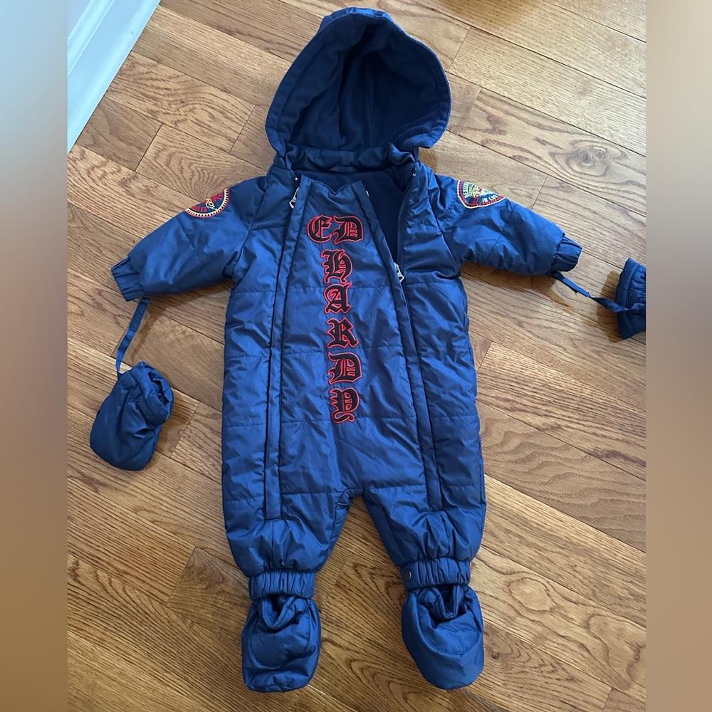 Ed Hardy infant warm winter bunting